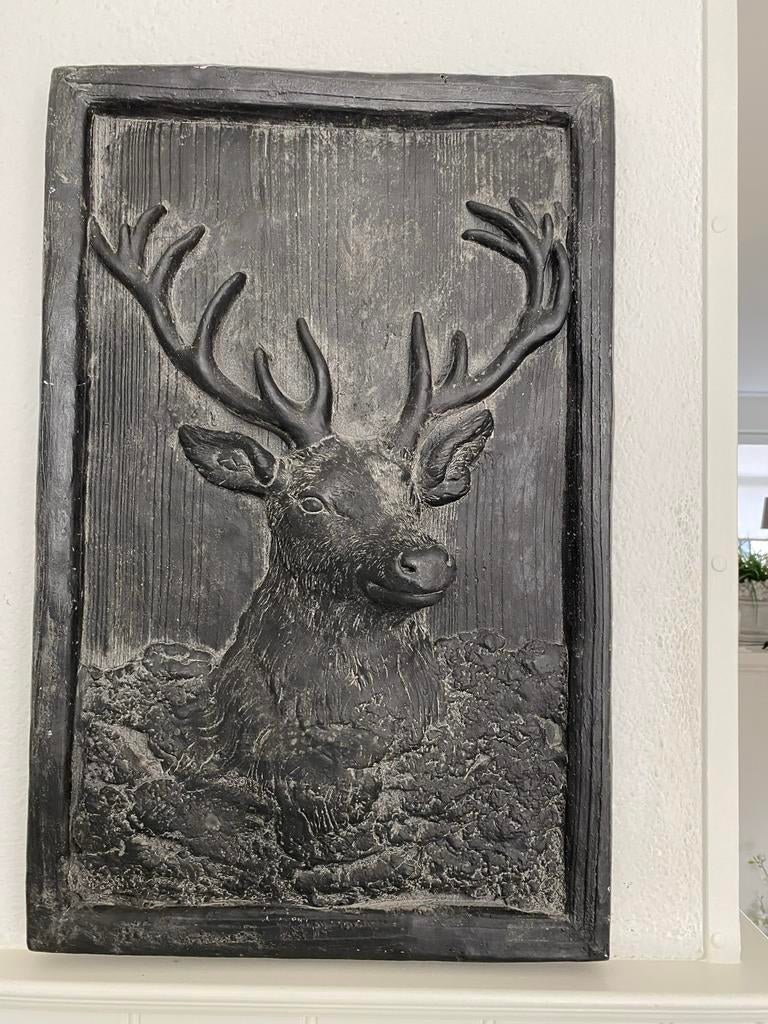 Hertenkop Wanddecoratie, Huis en Inrichting, Woonaccessoires | Wanddecoraties, Ophalen of Verzenden, Gebruikt
