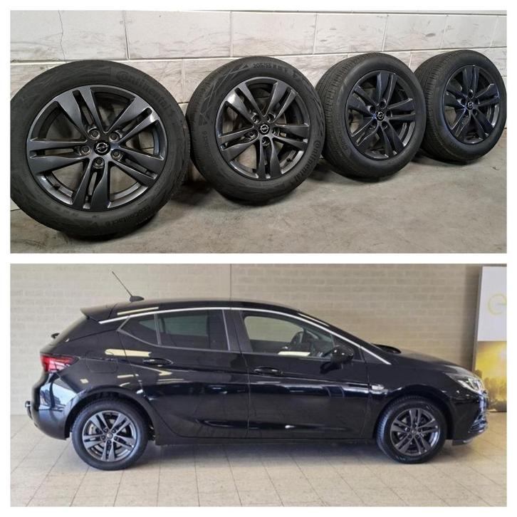 ALS NIEUW lichtmetalen velgen Opel Astra K Astra J 205/55/16, Auto-onderdelen, Banden en Velgen, Banden en Velgen, Zomerbanden