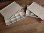 2x Ikea Kuggis Opbergbak met Deksel - Wit, Huis en Inrichting, Ophalen of Verzenden, Zo goed als nieuw