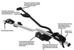 Thule Proride 598 fietsendrager, Auto diversen, Ophalen, Zo goed als nieuw, Dakdrager, 1 fiets