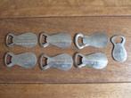 7 flesopeners  - schoenlepels met reclame, Ophalen of Verzenden