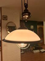Hanglamp met contragewicht - In hoogte verstelbaar, Huis en Inrichting, Lampen | Hanglampen, Ophalen, Gebruikt, Metaal, 75 cm of meer