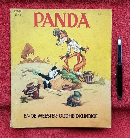 Panda en de meester-oudheidkundige. Toonder. 1953. 1e druk., Boeken, Stripboeken, Gelezen, Eén stripboek, Verzenden