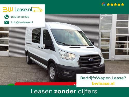 Ford Transit 2.0 TDCI 130 pk L3H2 DC Dubbel Cabine 7 Pers/ R, Auto's, Bestelauto's, Bedrijf, Lease, Financial lease, ABS, Achteruitrijcamera