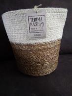 Nieuwe mand van zeegras. De hoogte is 23 cm, Ophalen, Overige materialen, Mand, Rond