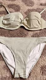 Pastel groene gestreepte bikini H&M, Groen, Bikini, Ophalen of Verzenden, Zo goed als nieuw