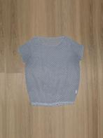 Top lichtblauw zwart elastiek | 36 | Norah, Blauw, Ophalen of Verzenden, Zo goed als nieuw, Korte mouw