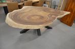 Ronde suar boomstamtafel Rond 165-226 cm BT 168, Ophalen, Nieuw