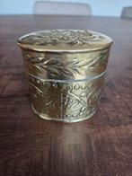 Antiek Messing Doosje - Snuifdoos, Vesta, Krekeldoos, Antiek en Kunst, Antiek | Koper en Brons, Ophalen of Verzenden, Koper