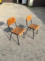 30 vintage multiplex schoolstoelen, Huis en Inrichting, Ophalen, Gebruikt, Mid-century industriële of vintage multiplex schoolstoelen