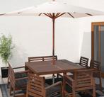 Vierkante tuintafel ikea, Ophalen of Verzenden, Gebruikt, Rechthoekig, Hout