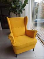 Gratis Ikea Strandmon Fauteuil - Geel, Huis en Inrichting, Ophalen, Hout, Gebruikt, 75 tot 100 cm