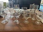 Merk Bierglazen of 6 st. Glazen grote Amuse / IJscoupe 's ., Ophalen of Verzenden