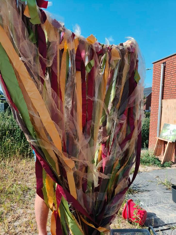 Decoratie fotowand, Antiek en Kunst, Antiek | Kleden en Textiel, Ophalen of Verzenden