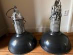 2 industriele Philips hanglampen, 50 tot 75 cm, Ophalen of Verzenden, Zo goed als nieuw, Metaal