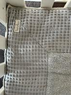 Boxkleed Koeka waffle grey, Ophalen of Verzenden, Zo goed als nieuw, Rechthoekig, Boxkleed