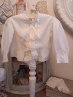 Antiek Frans baby bloesje met losse chabot., Antiek en Kunst, Antiek | Kleding en Accessoires, Ophalen of Verzenden, Kinderen