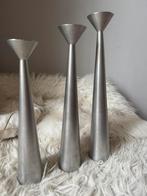 WMF 3x kandelaars solide, design, Huis en Inrichting, Ophalen of Verzenden, Zo goed als nieuw, Overige materialen, Minder dan 25 cm