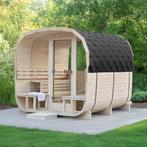 Sauna Barrel ovaal helemaal compleet met opgietkachel en led, Info@inner-stillness.nl, Inner Stillness Wellness Retreat B.V., Verzenden