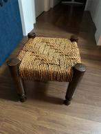 Krukje Laag Hout | Stool Wooden Low, Ophalen, Gebruikt, Rechthoekig