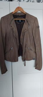 Tigha leren biker jack - zacht leer, Tigha, Ophalen of Verzenden, Zo goed als nieuw, Bruin