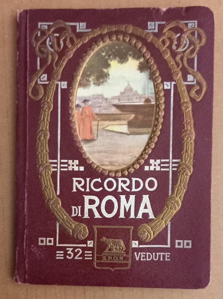 11562 Ricordo di Roma 32 Vedute Leporello Rome Italië, Antiek en Kunst, Antiek | Boeken en Bijbels, Ophalen of Verzenden