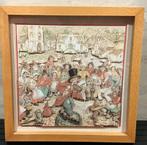 3D Schilderijtje Anton Pieck. Clown met Hondje., Verzenden