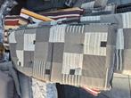 6 zwarte wit grijze kussens en 2 retro kussens., Tuin en Terras, Tuinmeubel-accessoires, Ophalen of Verzenden, Gebruikt