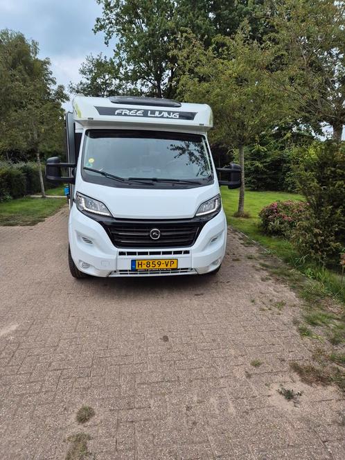 Hobby t 70 ge    bjr 2017.150 pk ducato maxi 2.3 multijet, Caravans en Kamperen, Campers, Particulier, Half-integraal, Hobby, 7 tot 8 meter