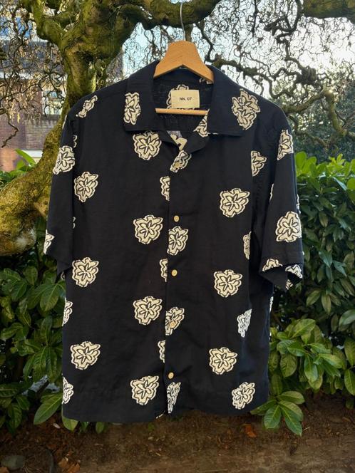 Short-Sleeved NN.07 Camp Collar, Kleding | Heren, Overhemden, Nieuw, Halswijdte 38 (S) of kleiner, Blauw, Ophalen of Verzenden