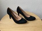 Zwarte pumps zachte (suède) stof maat 39, Ophalen, Pumps, Zwart, Zo goed als nieuw