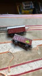 Te koop 2 x gesloten goederenwagon van marklin GEBRUIKT, Hobby en Vrije tijd, Wisselstroom, Gebruikt, Wagon, Ophalen of Verzenden