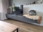 Zwevend TV meubel antraciet, Huis en Inrichting, Kasten | Televisiemeubels, Ophalen of Verzenden