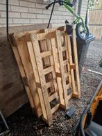 4 pallets, gratis af te halen, Doe-het-zelf en Verbouw, Hout en Planken, Ophalen, Gebruikt, Minder dan 200 cm, Pallet