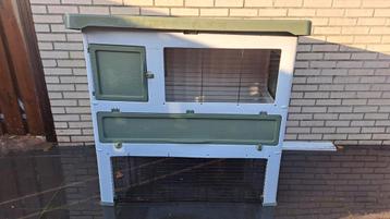 Ferplast Grand Lodge konijnenhok schoon en compleet beschikbaar voor biedingen