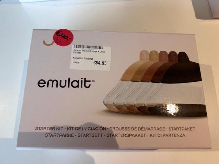 NIEUW! Emulait Starterkit - Shape 4 - Deep, Kinderen en Baby's, Babyvoeding en Toebehoren, Nieuw, Overige typen, Ophalen of Verzenden