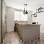 Mooie eilandkeuken met composiet werkblad + apparatuur, Huis en Inrichting, Keuken | Complete keukens, Ophalen, Gebruikt, Bruin