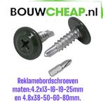 Reklamebordschroeven zelfborend in kleur, Doe-het-zelf en Verbouw, IJzerwaren en Bevestigingsmiddelen, Ophalen of Verzenden, Nieuw