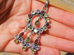 Vanoli 925 zilveren kettinghanger granaat peridot citrien, Daiva1973@hotmail.com, Vanoli, Overige kleuren, Amsterdam