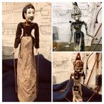 3 wajangpoppen, Antiek en Kunst, Ophalen of Verzenden