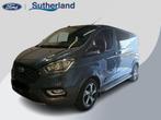 Ford Transit Custom 320 2.0 TDCI L2H1 Active DC 170pk Automa, 15 km/l, Euro 6, Blauw, Bedrijf