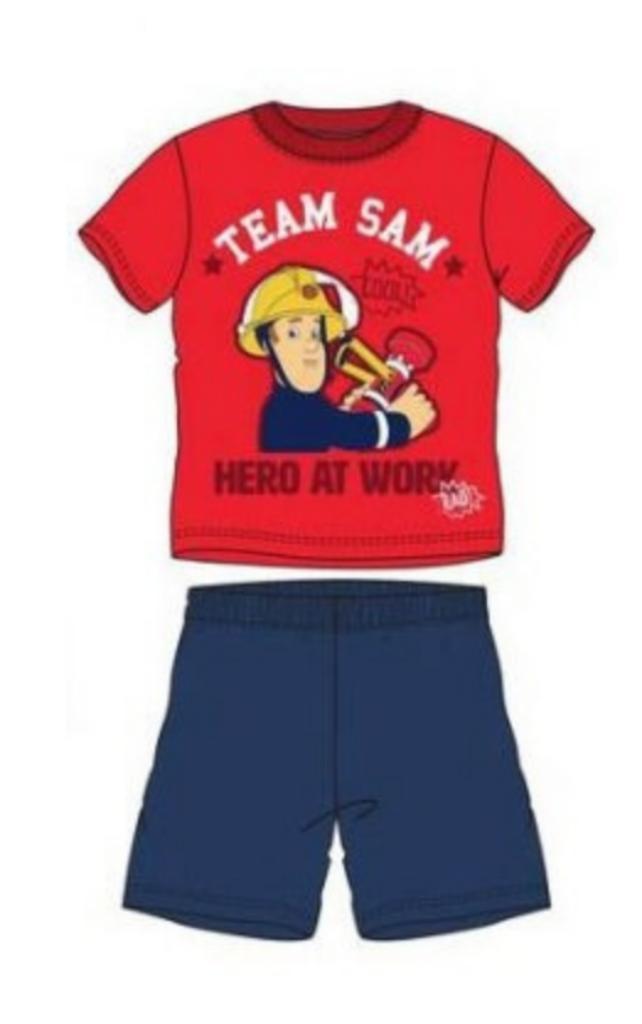Brandweerman Sam Shortama - Maat 116, Kinderen en Baby's, Kinderkleding | Maat 116, Nieuw, Jongen, Nacht- of Onderkleding, Ophalen of Verzenden
