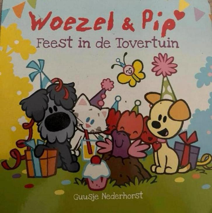 WOEZEL &PIP FEEST IN DE TOVERTUIN GUUSJE NEDERHORST, Boeken, Kinderboeken | Jeugd | onder 10 jaar, Gelezen, Ophalen of Verzenden