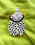 Houten broche Clown, Verzenden, Gebruikt, Overige materialen