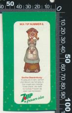 Sticker: 7-Up - Mix-tip Nummer 6 - Bertha Beerenburg (2), Verzamelen, Ophalen of Verzenden, Zo goed als nieuw, Bedrijf of Vereniging
