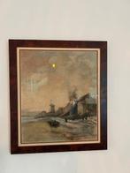 Aquarel Hendrik Otto van Thol, Antiek en Kunst, Kunst | Schilderijen | Klassiek, Ophalen