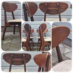 Louis van teeffelen voor AWWA jaren 60 vintage 4 stuks, Huis en Inrichting, Ophalen, Zo goed als nieuw, Stof, Vier