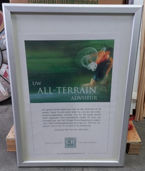 aluminium wissellijsten kliksysteem 3 stuks, Huis en Inrichting, Woonaccessoires | Lijsten, Zo goed als nieuw, Minder dan 50 cm
