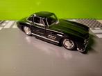 Welly - Mercedes 300 SL Gullwing [zwart] 1/40, Ophalen of Verzenden, Zo goed als nieuw, Auto