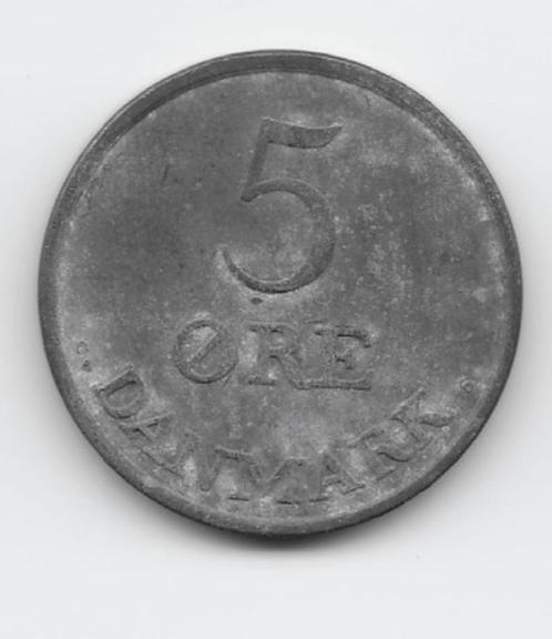 Denemarken 5 øre 1958 KM# 843.2, Postzegels en Munten, Munten | Europa | Niet-Euromunten, Losse munt, Overige landen, Verzenden